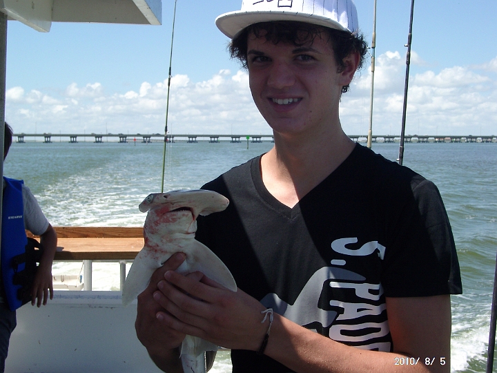 20100805_0038.JPG - Daniel and Bonnethead South Padre Island Texas